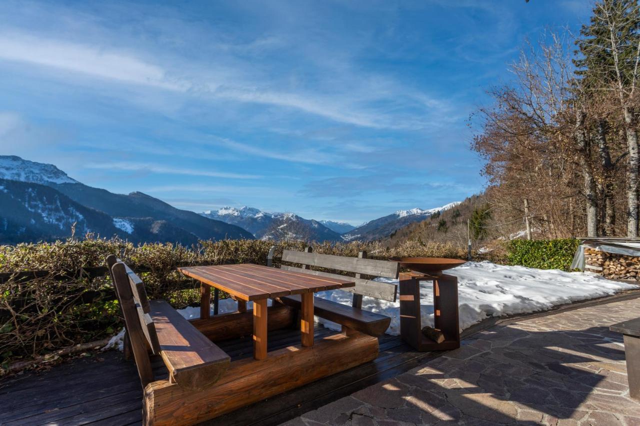 Panoramic House Carnia - Mountain View Apt With Parking And Terraces Villa Ligosullo Dış mekan fotoğraf